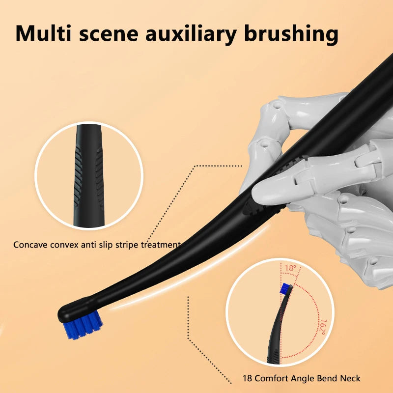Toothbrush Small Head End Tuft Fine Brush Tiny Compact Interspace Qme