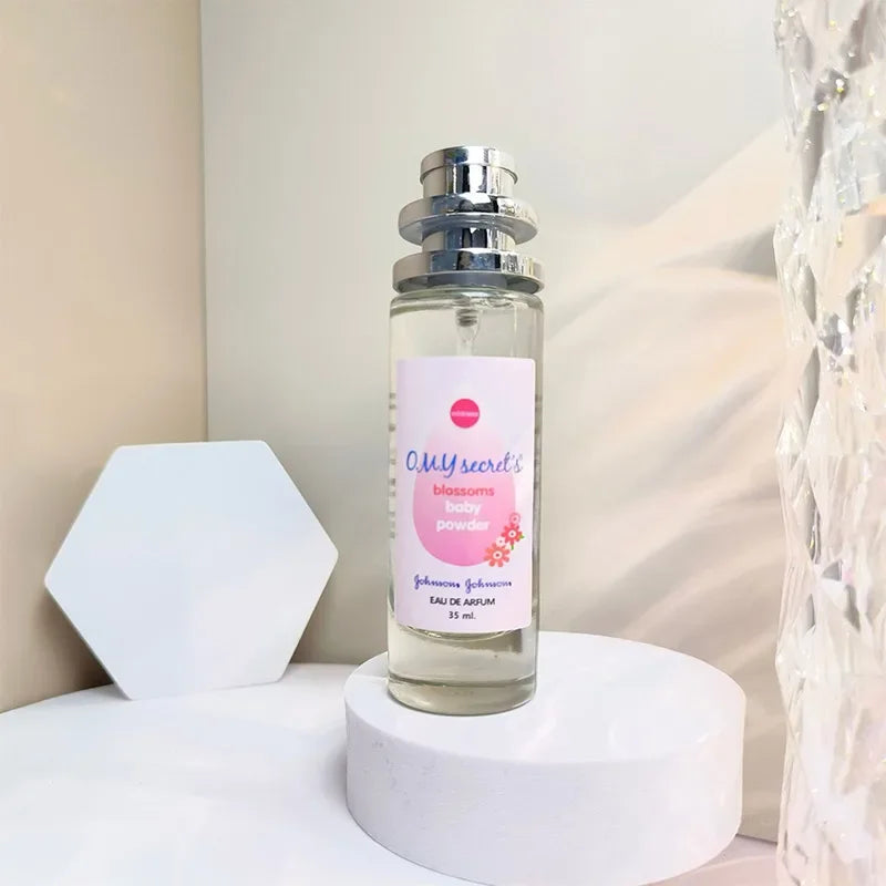 Baby Milk Fragrance Fresh Perfume Talcum Powder Lasting Fruity Qme 35ml pink A