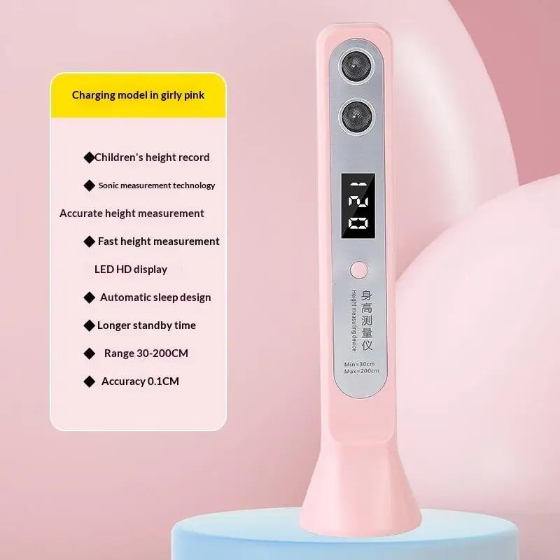 Digital Ultrasound Height Measuring Meter Smart Precision Height Measurement Scale Accurate Safety Height Measuring Tool Qme A3