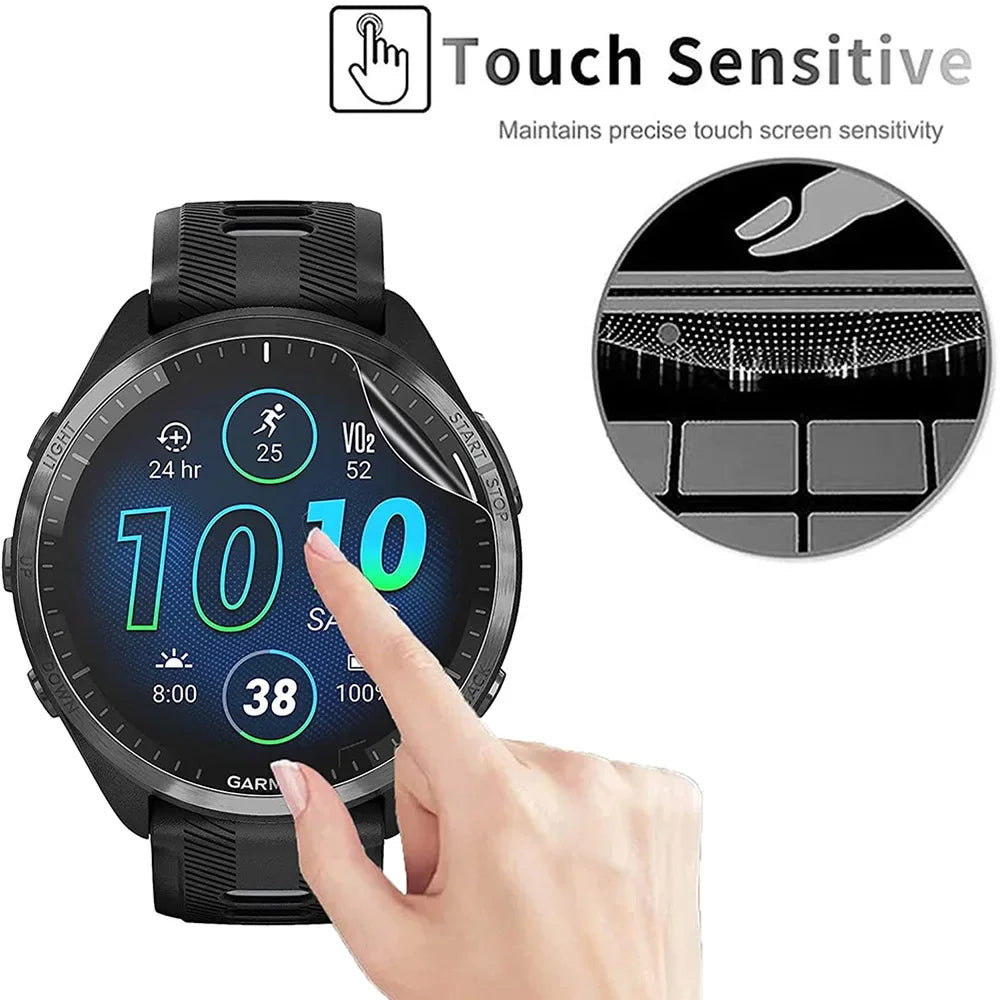 Protector Film for Garmin Forerunner 965 955 265 255 245 Screen Protector for Garmin Forerunner 945 935 745 235 165 55 45 Film Qme
