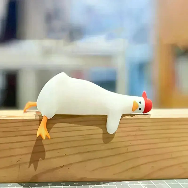 Cute Duck Bookend Book Holder Decorative Bookends For Heavy Books Anti Slip Book Stopper For Home Office Desk Qme