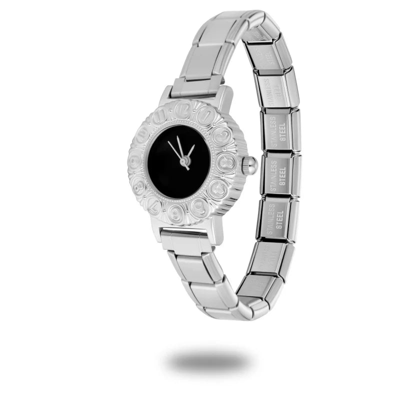 Vintage Luxury Highquality Women Men Stainless Steel Shake Rotate