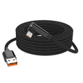 8/5/3/2/1m 60W 6A USB-A To TYPE-C Elbow Cord Fast Charging Cable USB PD Universal Extended Data Line For Samsung Huawei Xiaomi Qme USB to Type C black 1m
