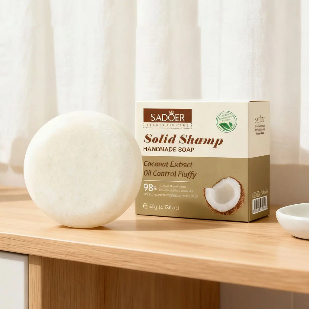 Coconut Natural Fragrance Shampoo Soap Moisturizes Fluffy Smooth Deep Qme