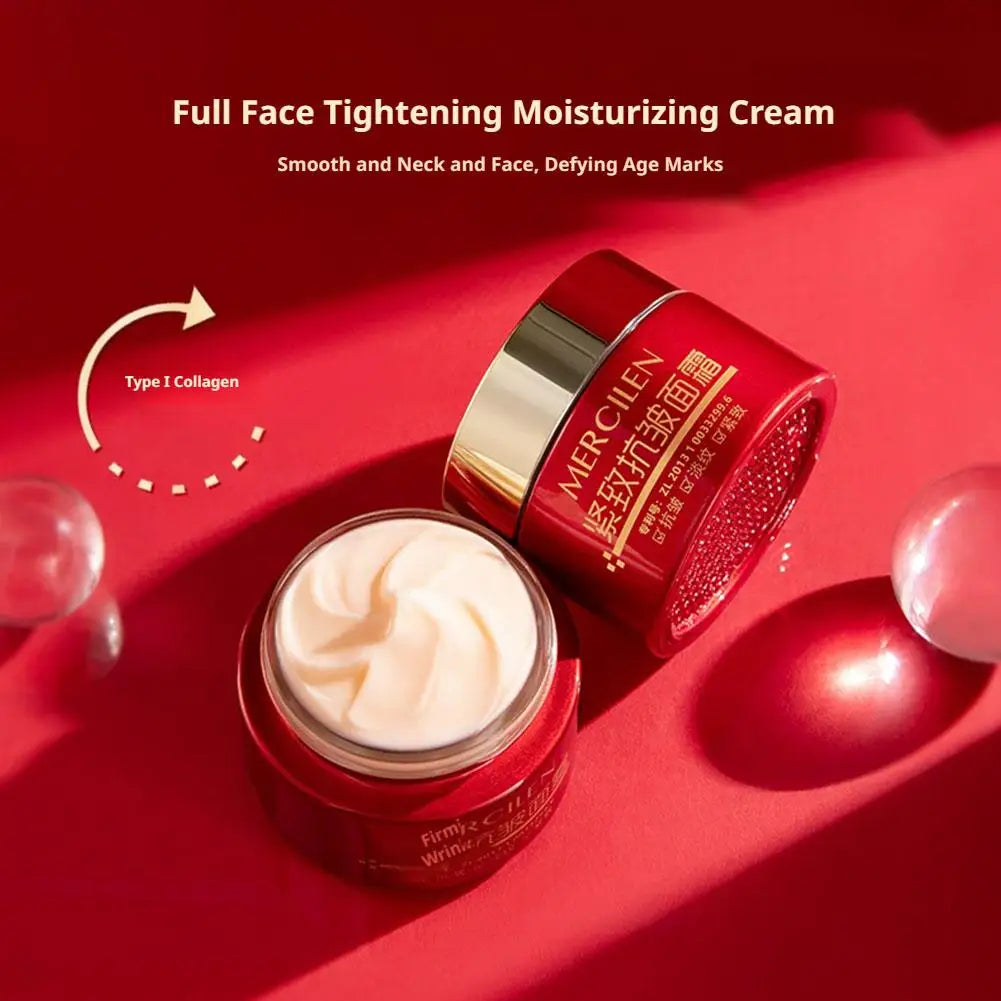 Triple Collagen Boost Facial Cream Deeply Nourishing Repairing Face Qme