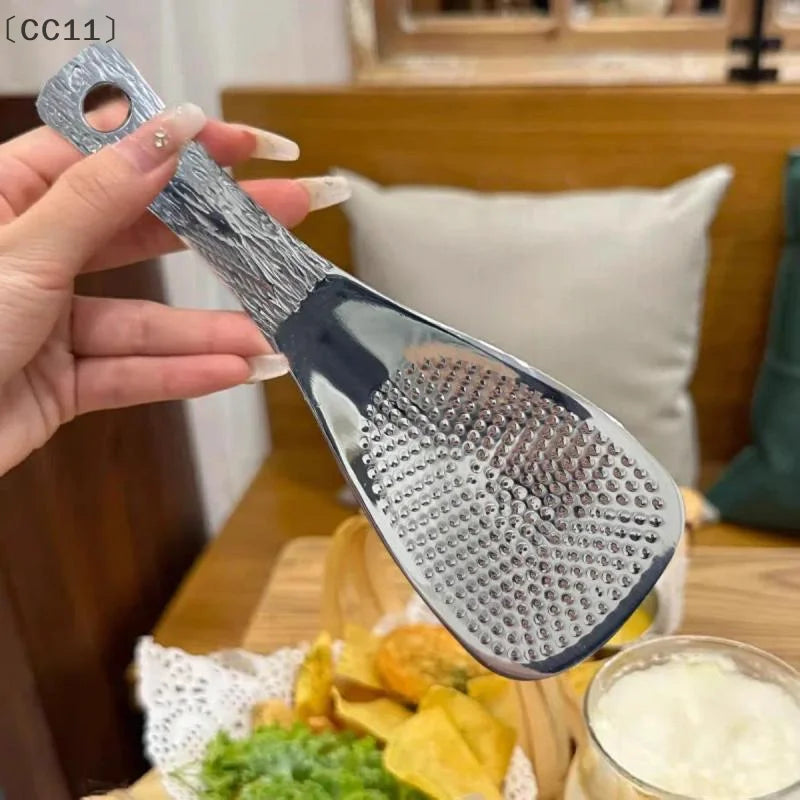 CC11Stainless Steel Rice Spoon Anti Scalding Large Capacity Thicken Qme