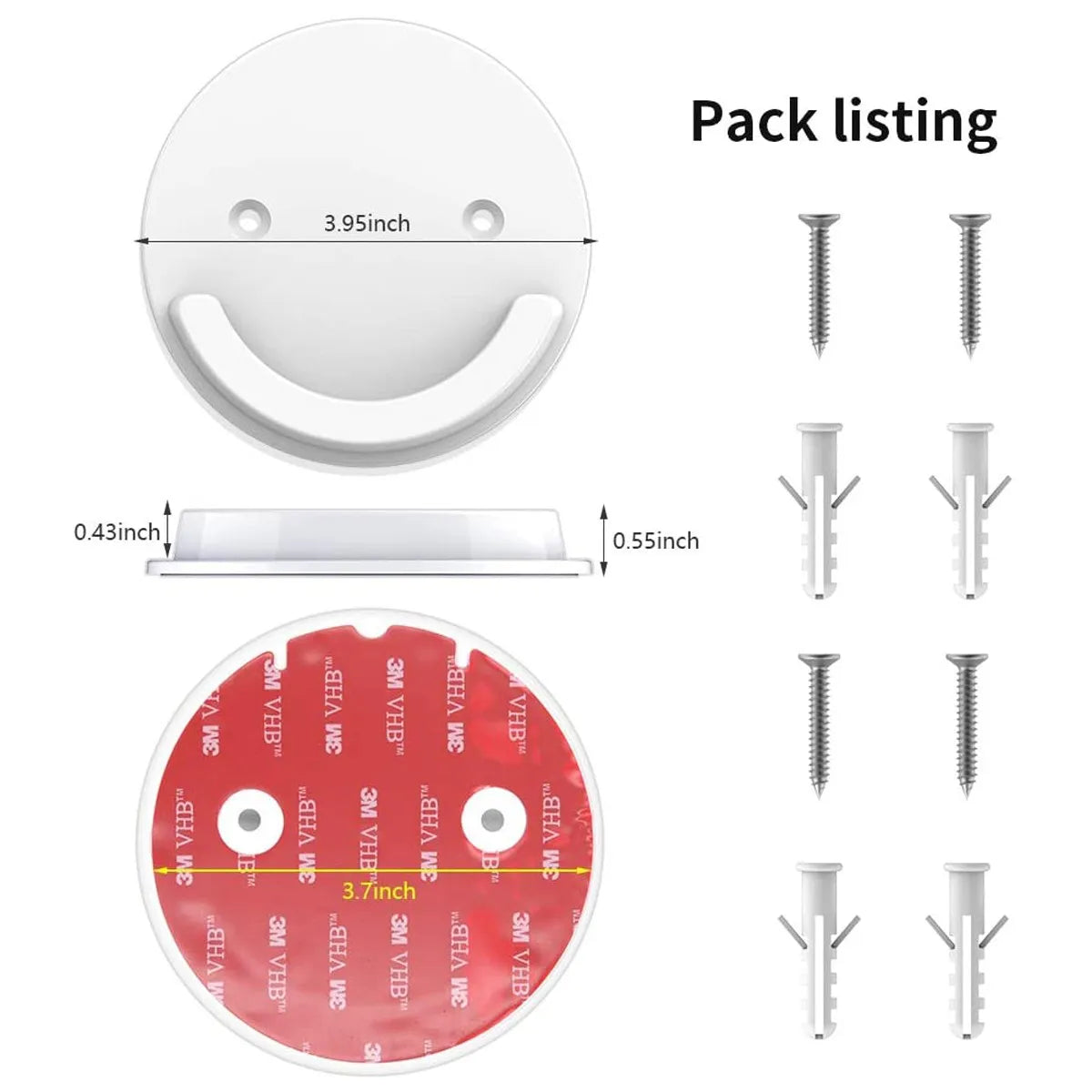 Pole Hanger Holder Anti-falling Round Rod Rod Curtain Door Curtain Shower Curtain Rod Useful Anti-slip Paste Hook Qme