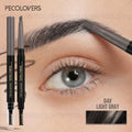 Double-ended Eyebrow Pencil Comes Brush Fills Gaps Eyebrows Qme 04