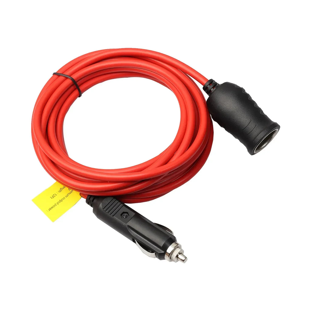 12V 24V 10A Car Cigarette Lighter Extension Cord 3.6M 1.5M Socket Styling Charger Cable Female Socket Plug Car Accessories Qme