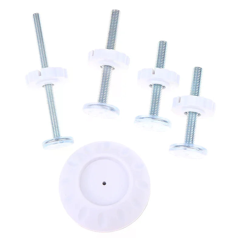 1Set White M8 M10 Baby Gate Spare Kit Pressure Fit Spindles Screw Bolts For Safety Gates Gate Accessories Bolts Qme