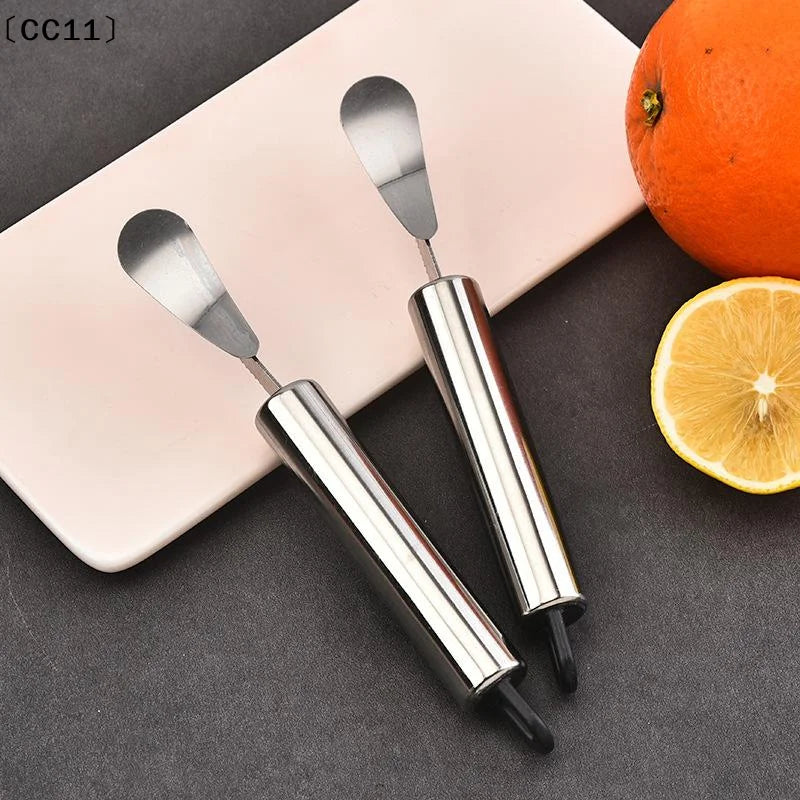 Stainless Steel Orange Peeler Citrus Tool Comfortable Handle Fruit Qme