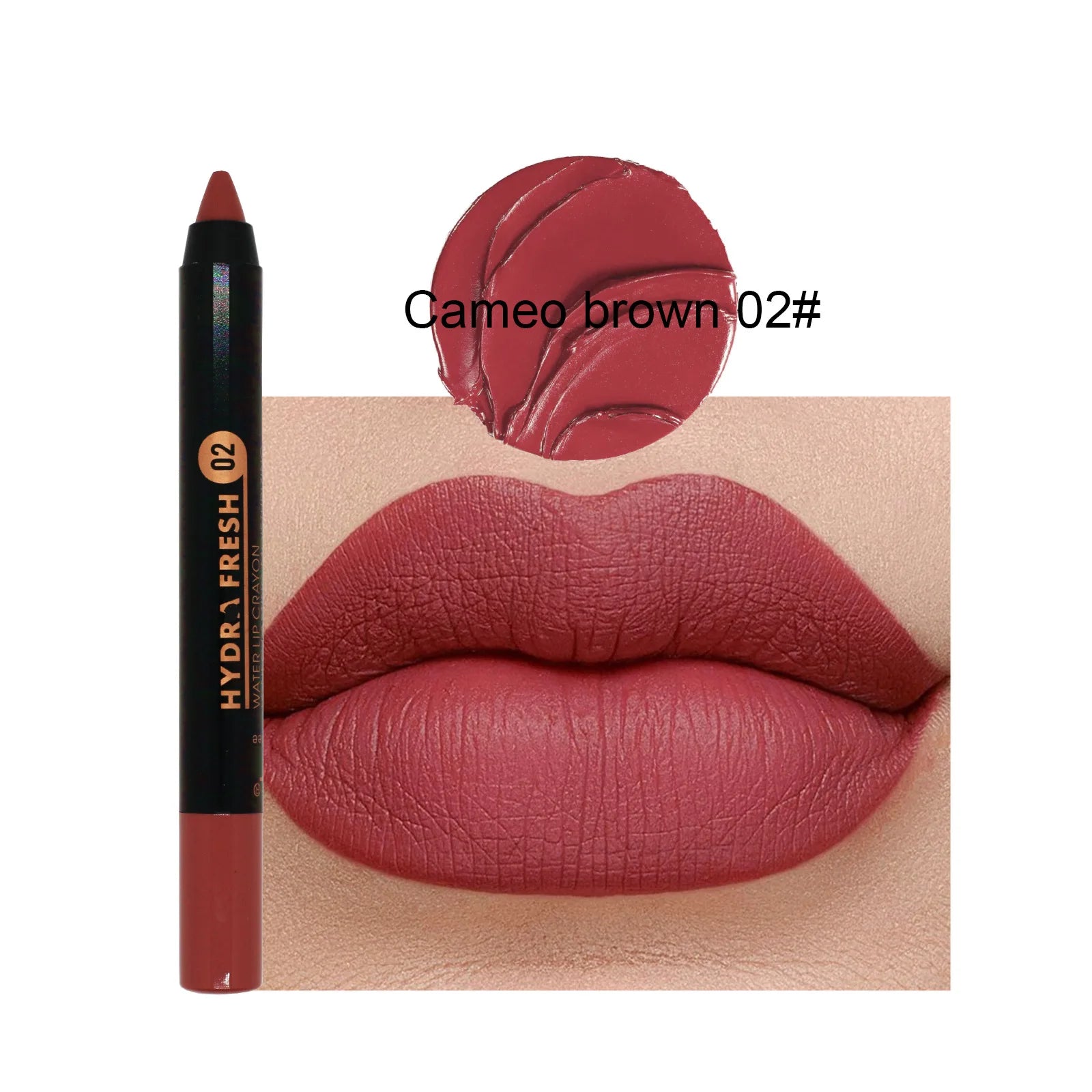 Matte Velvet Lipstick Pencil Waterproof Long Lasting Sexy Red Lip Sticks Non-Stick Cup Makeup Lip Tint Pencil Cosmetics 15Colors Qme