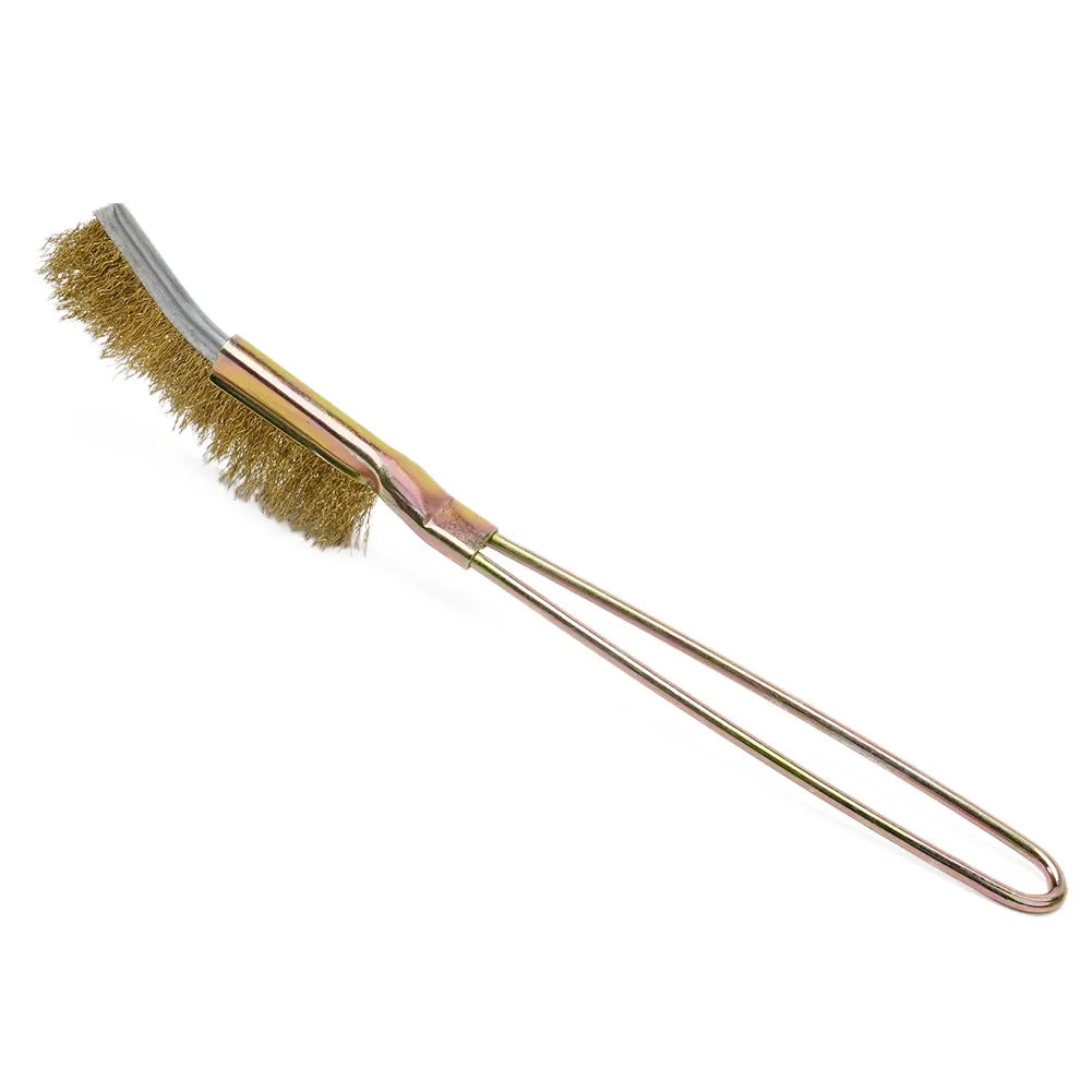 245mm Mini Steel/Brass/Nylon Brush Wire Brush For Cleaning Job Removal Paint Rust Dirt Home Workshop Hand Tool Qme
