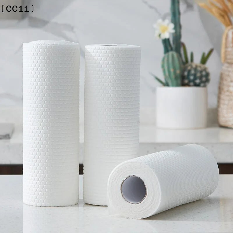 Disposable Rags Thicken Reusable Non-woven Cleaning Cloths Household Qme