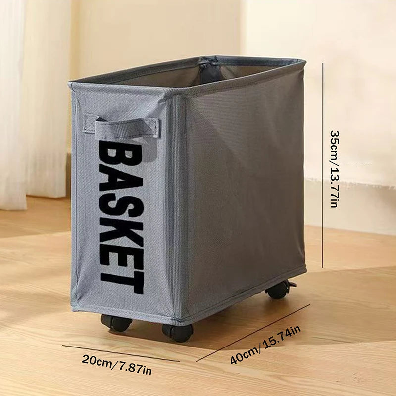 Large Capacity Yoga Mat Storage Basket Multifunctional Foldable Qme M Dark gray