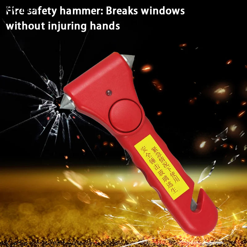 Vehicle Mounted Safety Hammer Rescue Window Breaking Escape Fire Qme