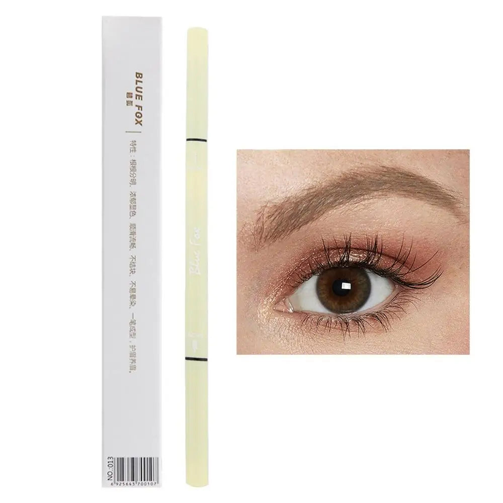 Double Headed Eyebrow Pen Smudge-proof Professional Enhancer Qme brown China Mainland
