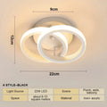 LED Aisle Ceiling Lights Modern Chandelier Three Colors Lamp Minimalist Lamps For Bedroom Light Surface Installation Dining Room Qme B Tricolor light