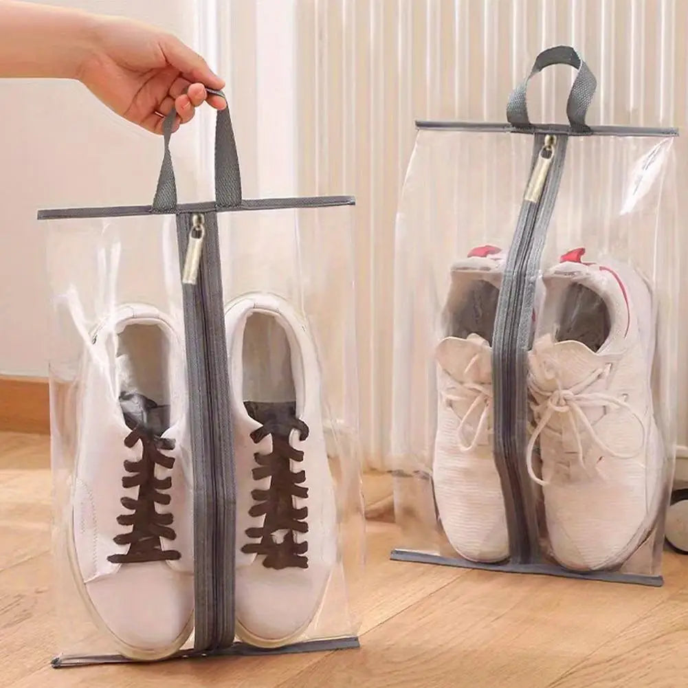 Shoe Storage Bag Zipper Closure Travel Shoes Men Women Breathable Qme