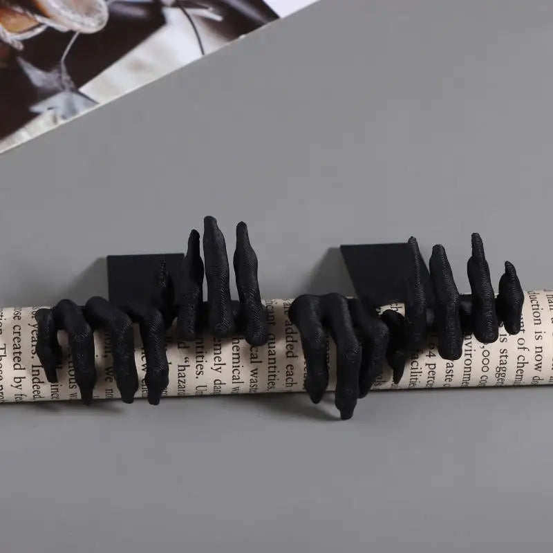Creative Bookmarks Personalized 3D Page Marks Horror Atmosphere Design Qme Black