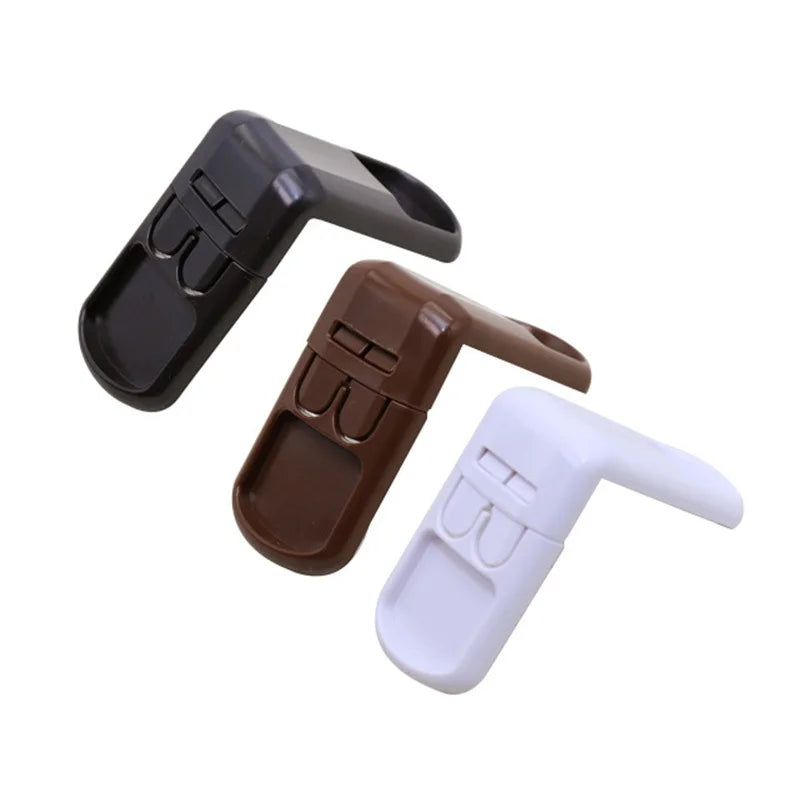 Baby Safety Drawer Locks Double Snap Multifunction Anti-Pinching Hand Cabinet Child Protection Security Qme
