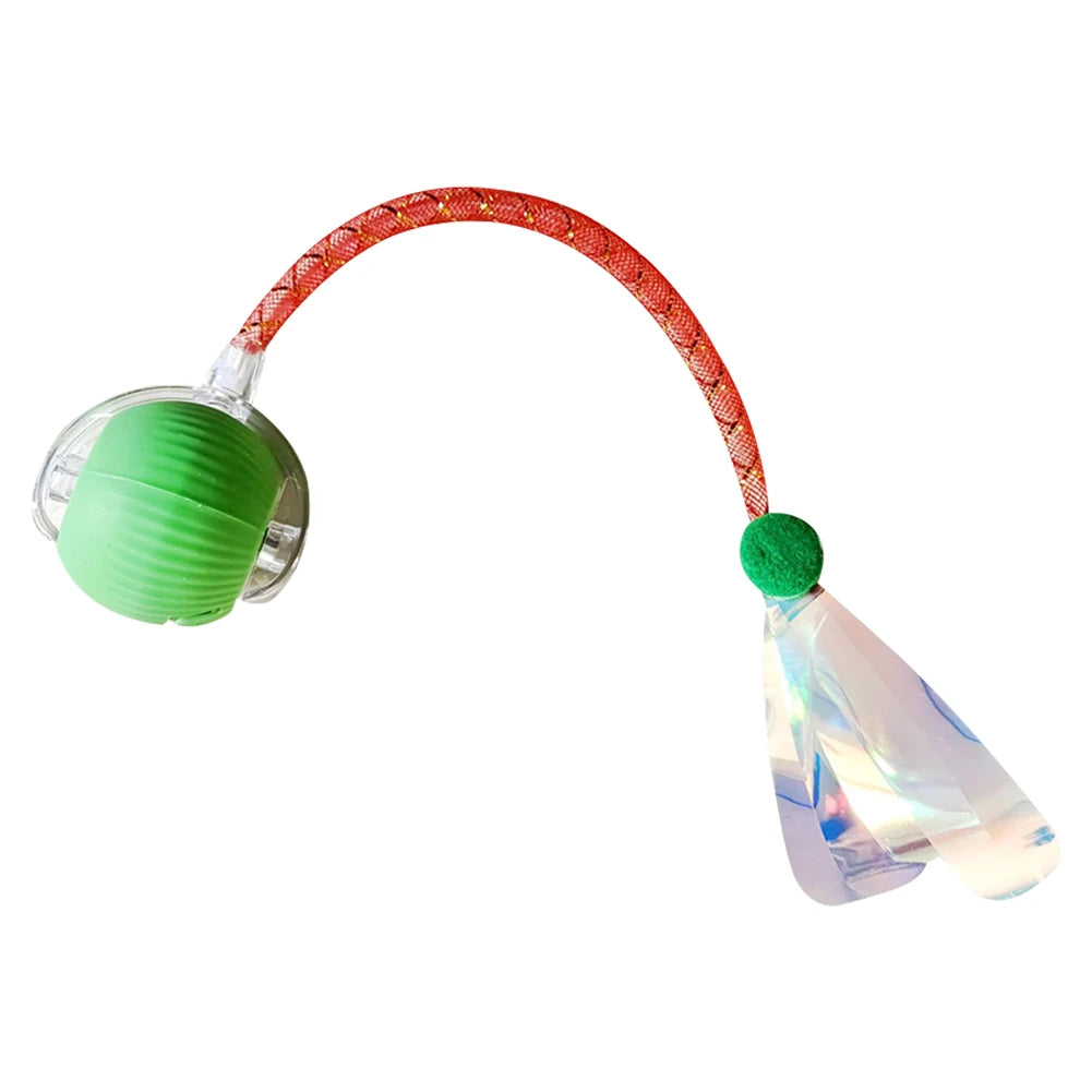 Interactive Cat Plaything Ball Motion Activated Electric Cat Rechargeable for Bored Indoor Adult Cat Pet Supplies Qme B