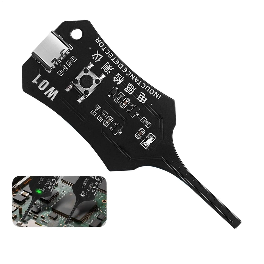 Motherboard Component Coil Tester High Sensitivity Accurate Detector Electromagnetic Induction Quick Fault Check Tool for Car Qme