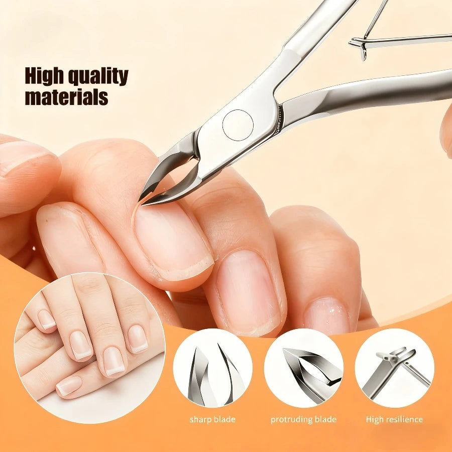 Professional Cuticle Trimmer Ultra-sharp Dead Skin Shears Cuticula Qme