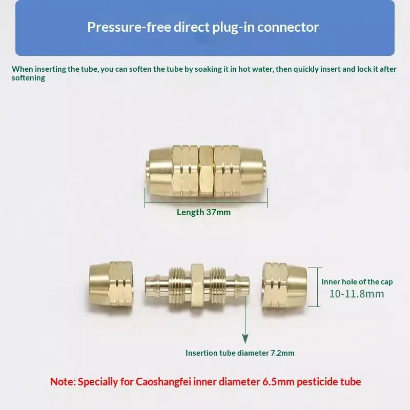 Copper Repair Extension High-pressure Water Pipe Joint Pressure Hose Qme A1