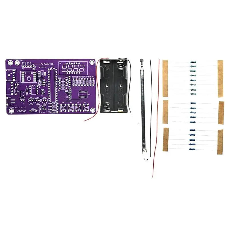Digital Display FM Radio DIY 87-108MHz Dual Channel Electronic Qme