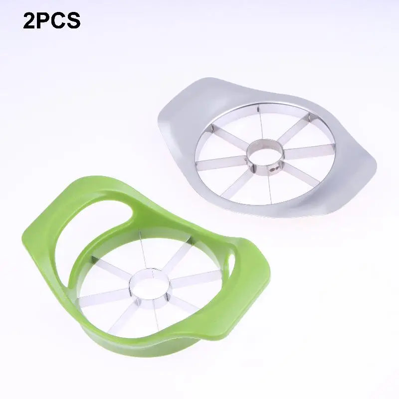 Kitchen Gadgets Stainless Steel Comfort Handle Divider Apple Cutter Qme C