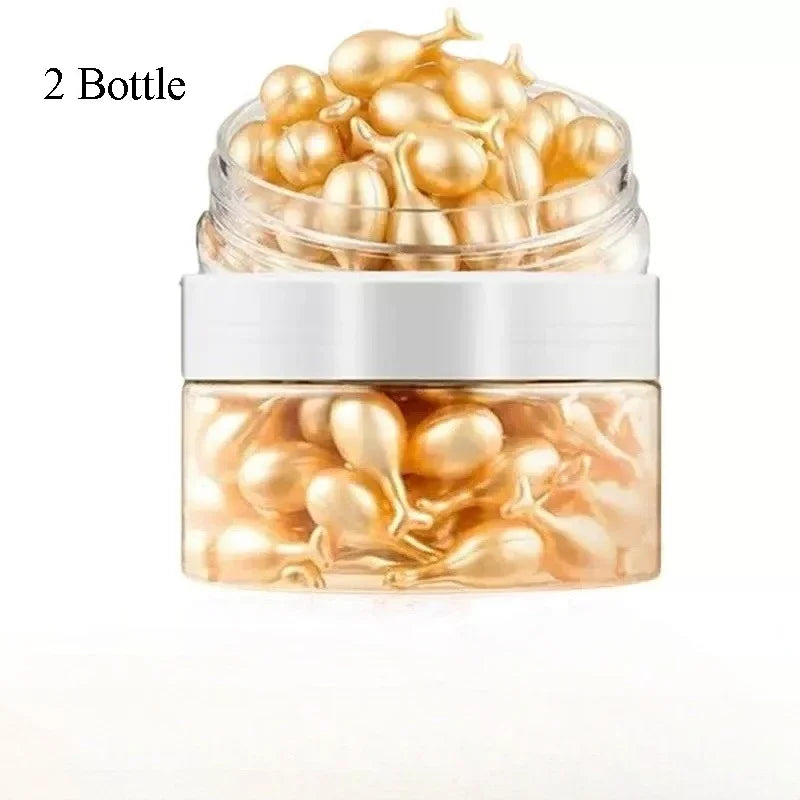 Collagen Face Care Capsules Serum Spot Acne Wrinkle Remover Firming Qme 50Pcs 2 bottle
