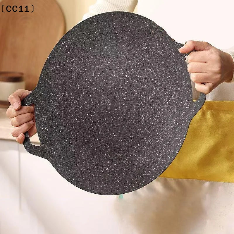 Kitchen Non-stick Pan 28 30 32 34 Korean Maifan Stone BBQ Grill Qme
