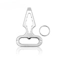 Self Defense Weapons Outdoor EDC Survival Tool Defence Personal Keychian Stinger Bottle Combination Opener Wrench for Men Women Qme 1pc