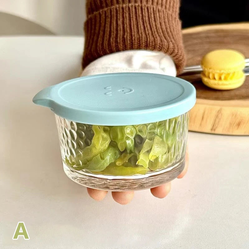 1/3PCS 200ML Glass Storage Jars Transparent Thicken Glass Storage Containers Multifunction Fresh-keeping Mini Clear Jars Kitchen Qme A