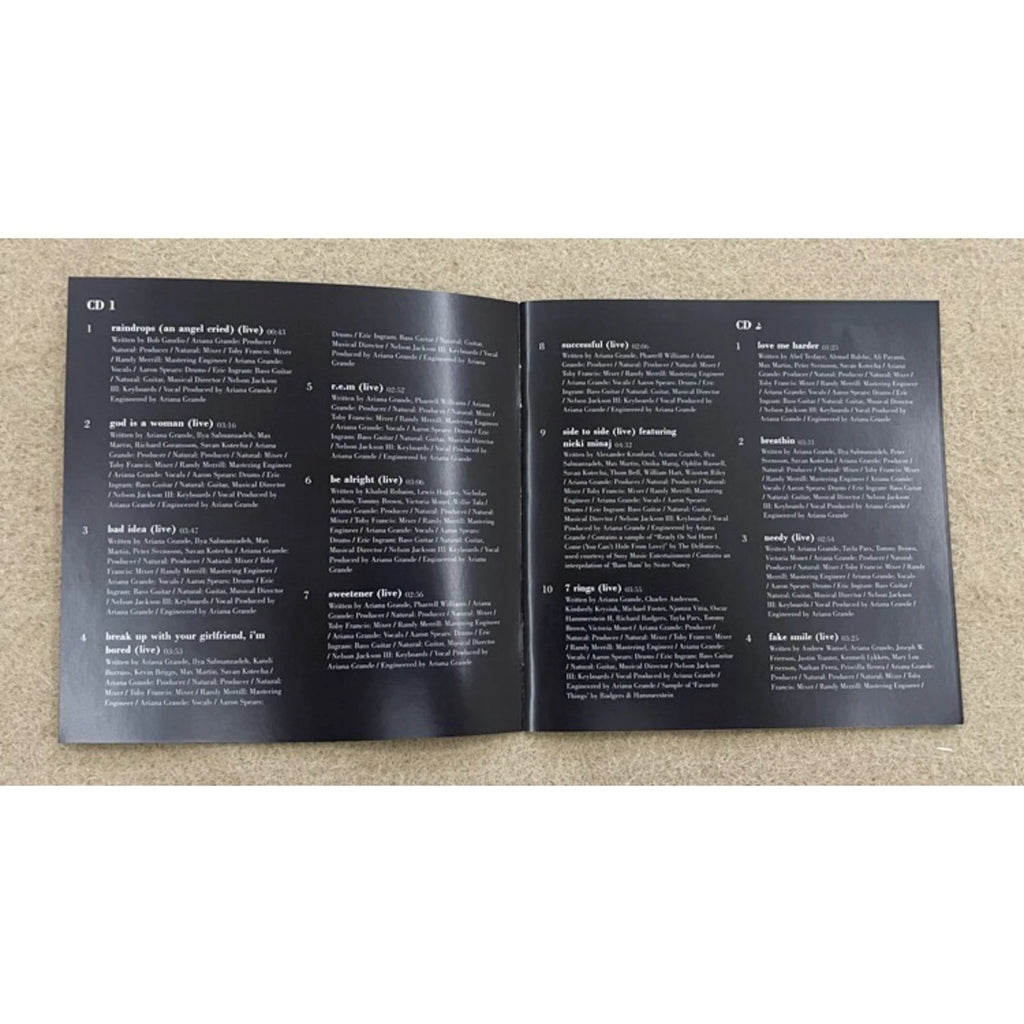 Live Pop Music 2CD Set with Black & White Stage Photography Print, Features Live Vocals & Stage Energy for Live Music Collectors Qme