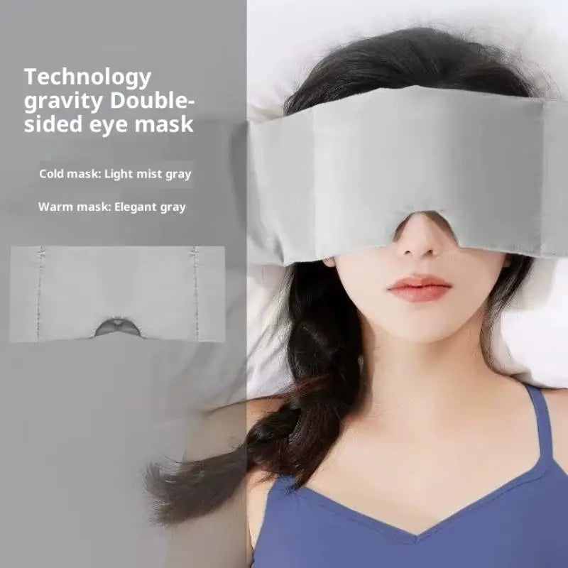 Soft Mulberry Silk Sleep Eye Mask Light Blocking Protection Ideal Qme