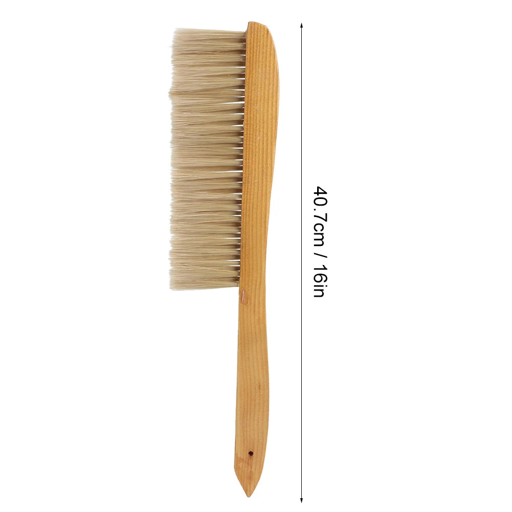 Bee Brush Double Row Long Handle Beekeeping Brush Beehive Sweeping Cleaning Tool Durable for Apiary Hive Beekeeper Equipment Qme