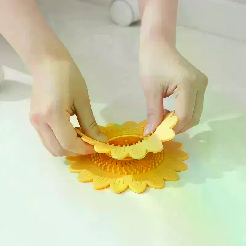 1Pcs Flower Floor Drain Deodorant Filter Pad Deodorant Floor Drain Cover Washbasin Sink Floor Drain Deodorant Filter Pad Qme