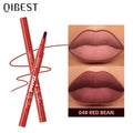 Matte Lip Liner Waterproof,Sweatproof,Multi-color Correcting Liquid Lipstick Pen Sexy Red Brown Lip Makeup Outline Lips Contour Qme 04