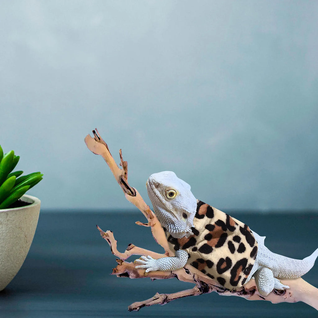 Adorable Lizard Clothes for Bearded Dragons Chameleons Lightweight Smooth Surface Outdoor Warm Reptile Small Clothing Lizard Qme