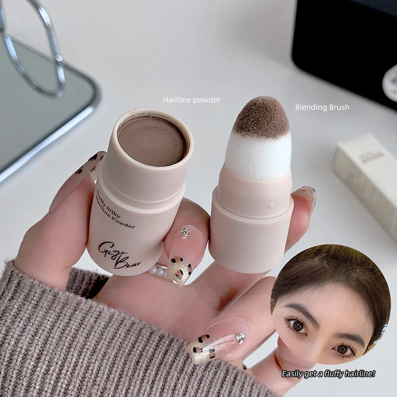 Gege Bear Hair Line Powder Black Root Cover Up Natural Instant Qme
