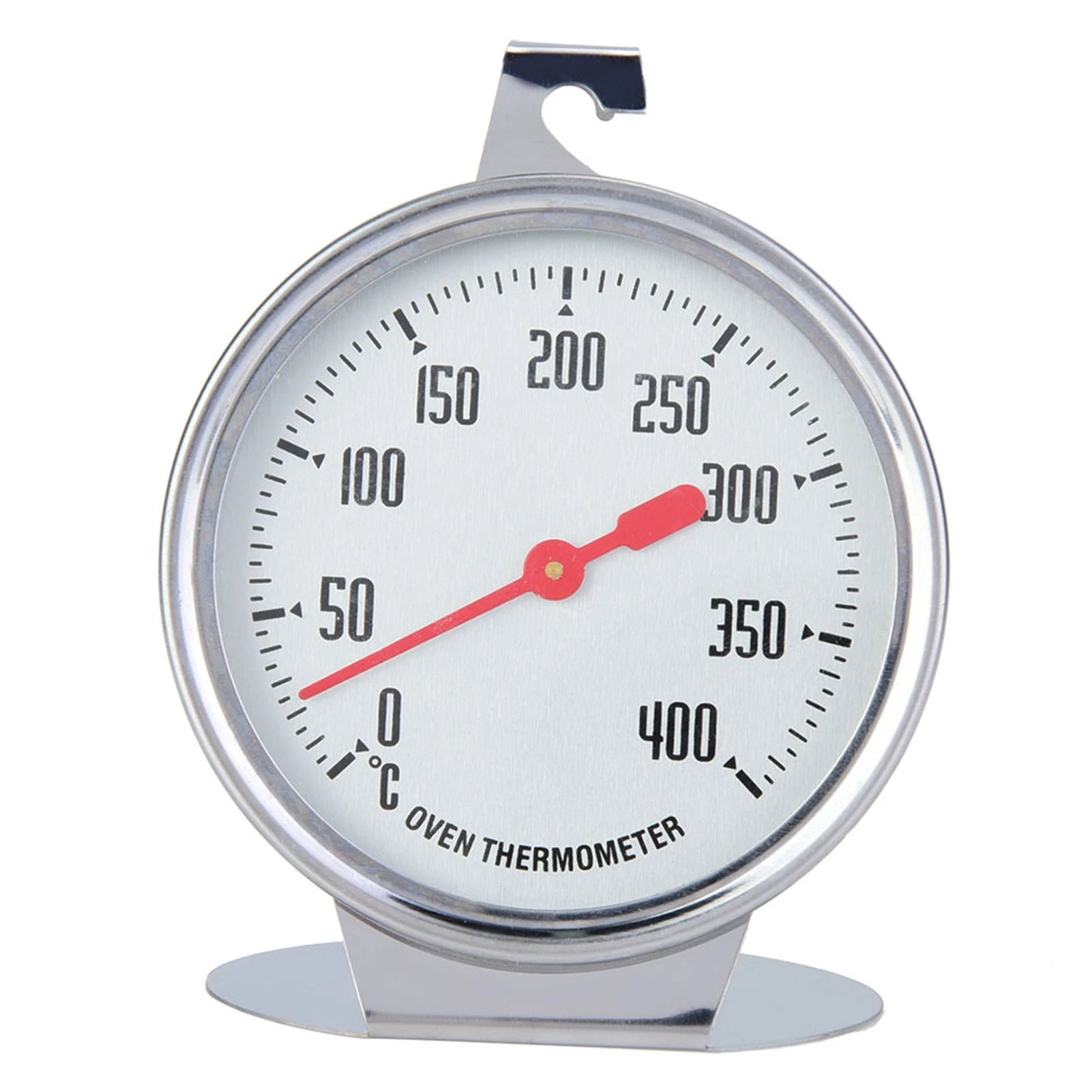 Temperature Gauges 0-400 Degrees Stand Up Oven Thermometer Stainless Steel Large Gage Kitchen Baking Supplies Thermometer Qme Oven Thermometer