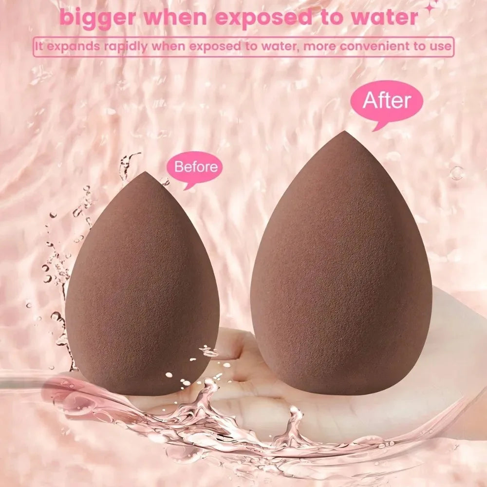 Makeup Sponge Powder Puff Beauty Make Up Concealer Liquid Foundation Qme