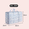 Extra Large Moisture-Proof Quilt & Clothes Storage Bag Heavy Duty Moving Packing Sack for Home Travel Luggage Tote Qme XXL
