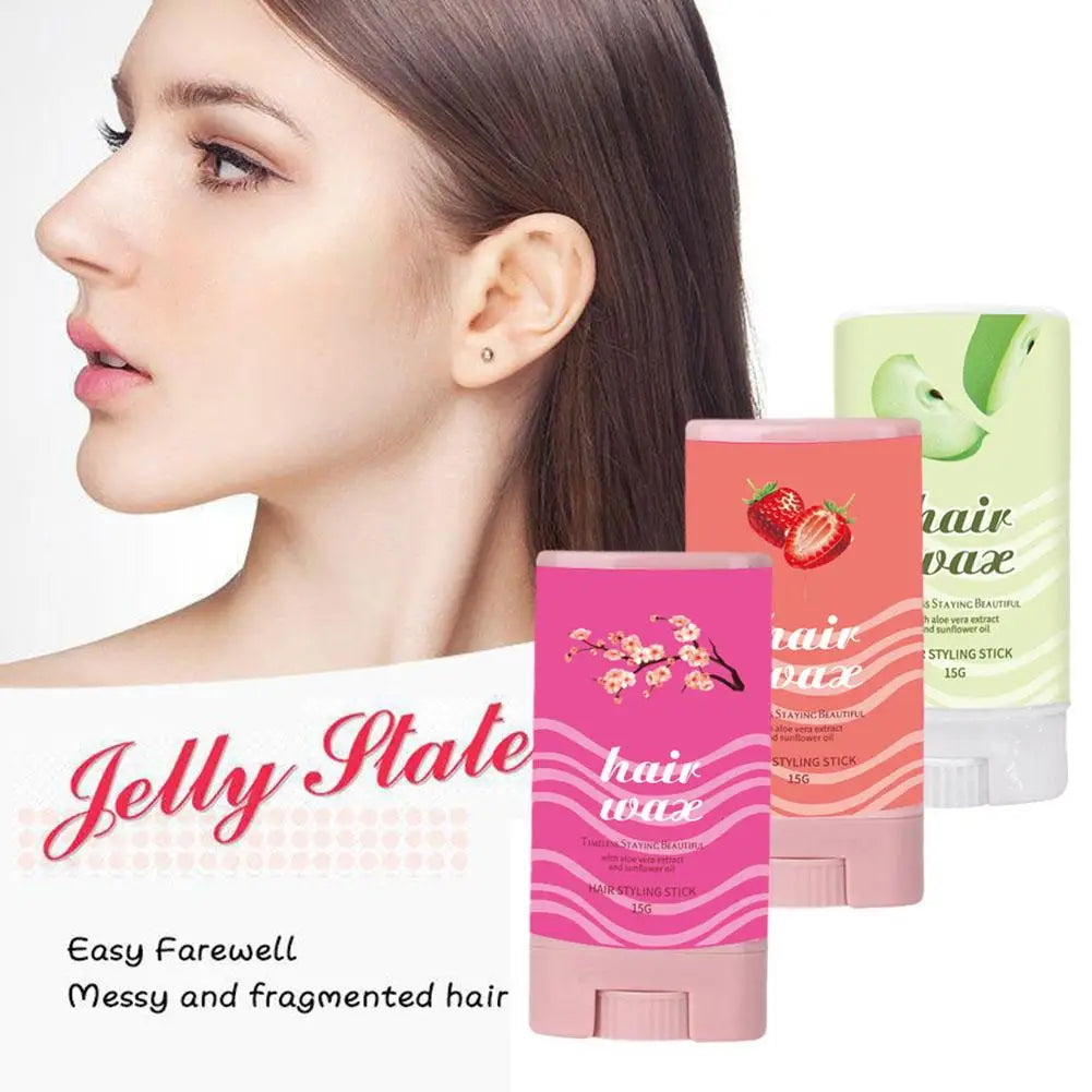 Hair Wax Stick Wig Professional Gel Cream Non-greasy Men Women Broken Qme