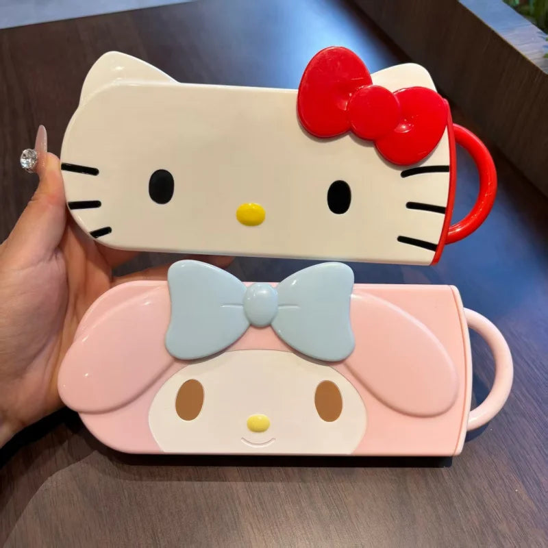 Hello Kitty Cute Cartoon Tableware Instagram-worthy Personalized Qme