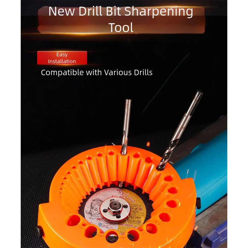 Multifunctional 3-13mm Drill Bit Grinder And Sharpener With Plastic Drill Holder For Precision Grinding Qme