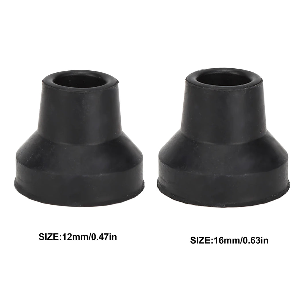 Cane Tips Rubber Skid Resistance Wearproof Walking Crutch Tips for Standard and Folding Walking Sticks Walking Cane Tips Qme