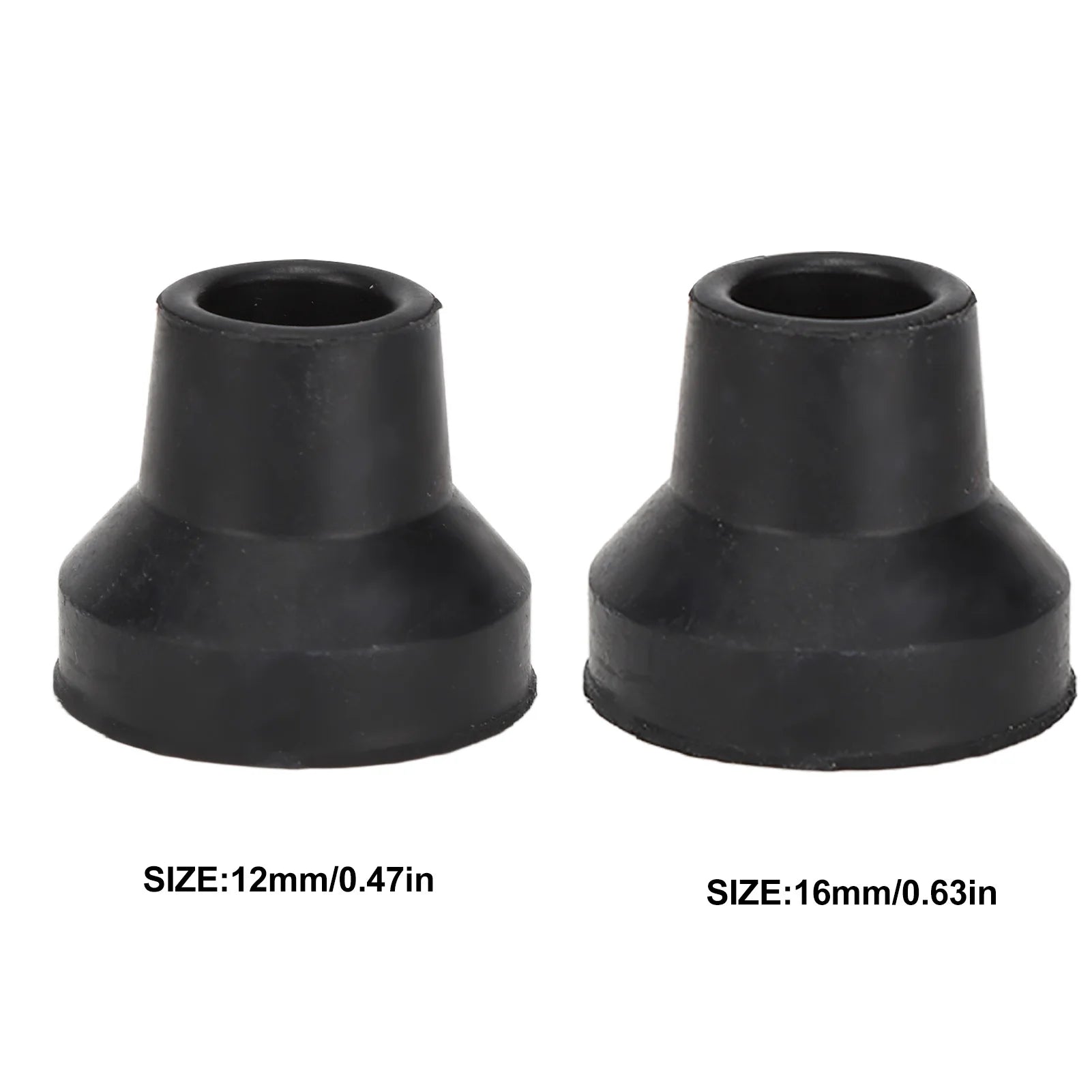 Cane Tips Rubber Skid Resistance Wearproof Walking Crutch Tips for Standard and Folding Walking Sticks Walking Cane Tips Qme